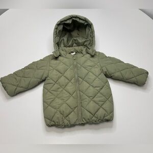 H&M Olive Winter Coat